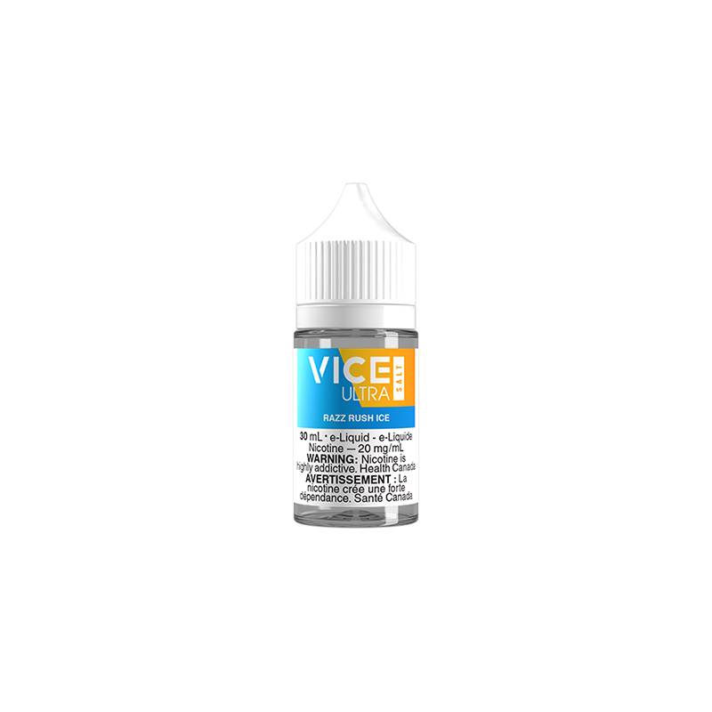 VICE Ultra Salt Nicotine Salt E-Liquid 30mL – Razz Rush Ice